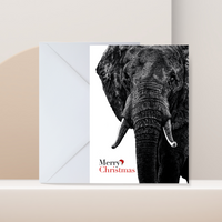 Christmas Card - Elephant - Small - A6