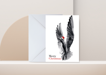 Christmas Card - They Used to Roost on Sea Cliffs 02 - Small - A6