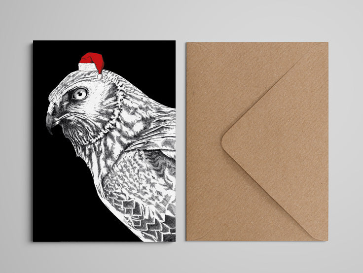 Christmas Card - Hen Harrier - Large - A5