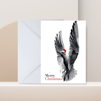Christmas Card - They Used to Roost on Sea Cliffs 02 - Small - A6