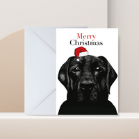 Christmas Card - Labrador - Small - A6